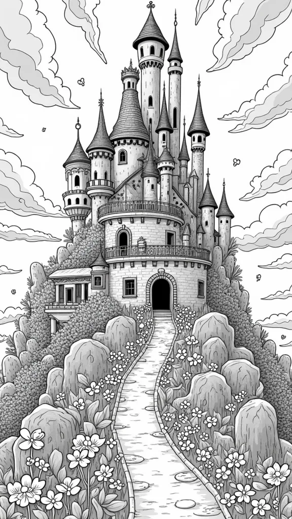 howls moving castle coloring pages